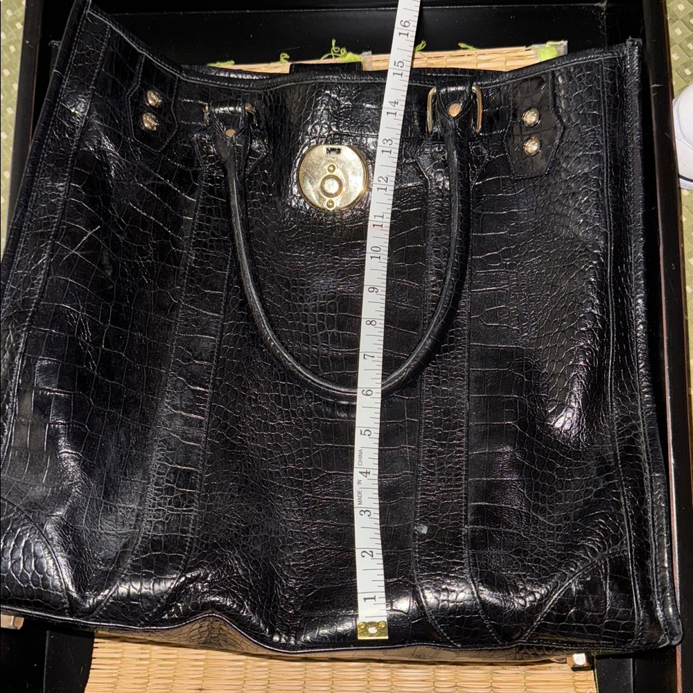 Rebecca Minkoff’s  Elegant Black, textured Women's Bag like new. - Picture 10 of 11